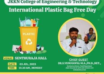 International Plastic Bag Free Day Celebration at JKKNCET