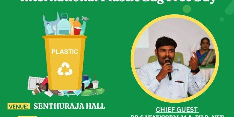 International Plastic Bag Free Day Celebration at JKKNCET